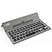 BATTOP Upgrade Foldable Bluetooth Keyboard With Kickstand Universal for IOS Android Windows (Gray and Black)