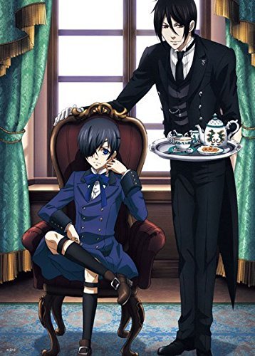 Anime Black Butler Sebastian Ciel Grell High Grade Laminated