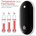 XGUO Rechargeable Hand Warmer Reliable Double-Side Heating Pocket Hand Warmers Electric Handwarmers 5200mAh Portable USB PowerBank Best Gift for Lover Family Women Mom Father in Winter (Black)