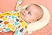 Baby Head Shaping Memory Foam Pillow - 2 Organic Cotton Covers ! - Prevents Newborn and Infant Flat Head Syndrome - Breathable- Protective - Extended Warranty
