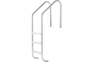VEVOR Swimming Pool Ladder, 3-Step Double Handrails Stairs with Non-Slip Heavy Duty Steps, Stainless Steel Load Capacity 265 
