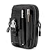 FLOVEME Tactical Molle Pouch Waist Bag Pack Utility Gadget Belt with Cell Phone Holster Holder for iPhone 5S 5C SE 6 6s 7 8 PLUS Samsung S4 S5 S6 S7 Edge Note 2 LG G3 G4 G5 HTC M7 M8, Black