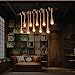 Edison Bulb - Elfeland 60W Vintage Antique Style Incandescent Light Bulbs - Squirrel Cage Filament - Classic Amber Glass - G80 - E26/E27 Medium Base - Dimmable - 4 Pack