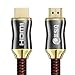 HDMI Cable 3 ft HDMI 2.0(4K@60HZ) Ready - 26AWG Nylon Braided- High Speed 18Gbps - Gold Plated Connectors - Ethernet, Audio Return - Video 2160p, for HD 1080p - Xbox Playstation PS4 PC, TV
