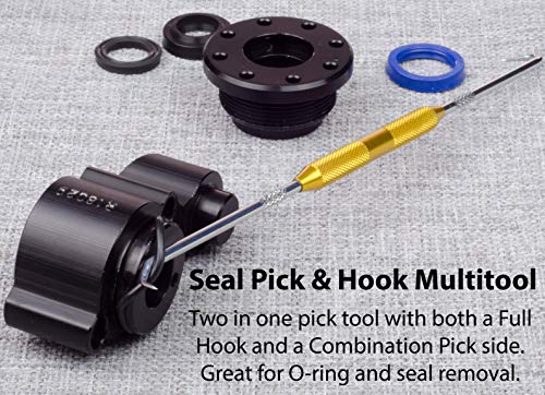 Kit King USA 826PCS Oring Assortment Kit Metric and Inch with Seal Pick Tool, 826 Orings in 64 Universal Sizes, Buna NBR Rubber 70A Durometer, SAE, MM, Automotive Car Vehicle Plumbing Gasket Air - Thumbnail 3