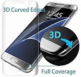 Galaxy S7 Edge Screen Protector,Samsung Galaxy S7 Edge Screen Protector, Carryberry [3D Full Curved Edge] Screen Protector for Samsung Galaxy S7 Edge