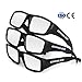 CPPSLEE Solar Eclipse Glasses- CE and ISO Certified Safe for Great American Total Solar Eclipse Shades August 21, 2017 (3 Pack - Black Plastic of set #1)