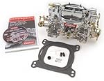 Edelbrock 1405 Performer 600 CFM Square Bore 4-Barrel Air Valve Secondary Manual Choke New Carburetor