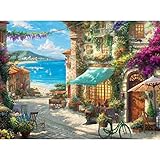 Ceaco Thomas Kinkade 1000 piece puzzle Italian Cafe