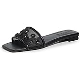 Coach Women's Tea Rose Flat Sandals