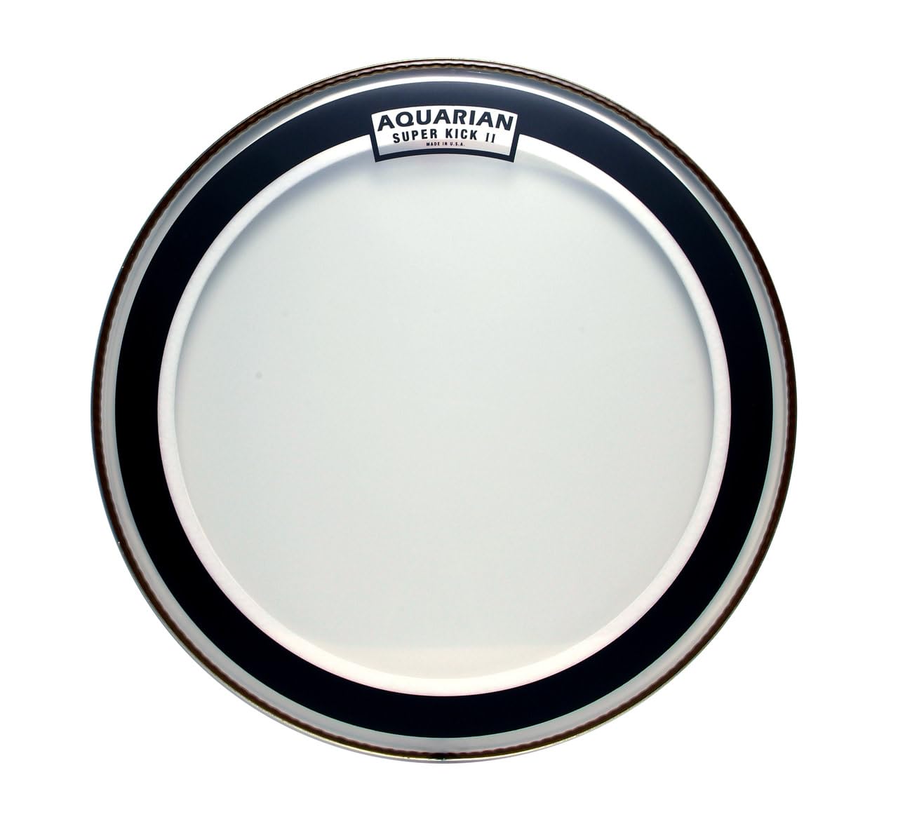Aquarian Super-Kick/Regulator II SKPII22BK Drumhead 50.8 CM (22 Inches) Black