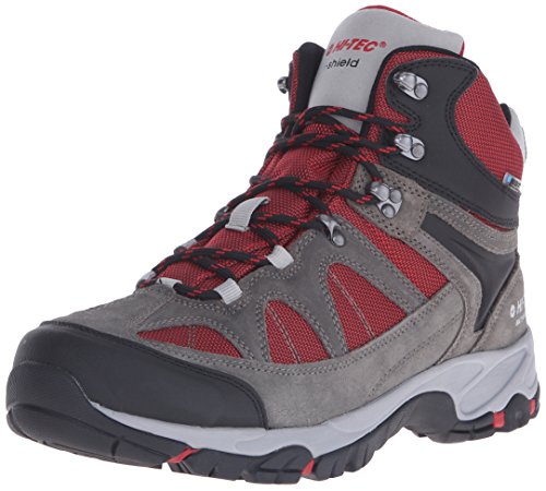 Hi-Tec Men's Altitude Lite I WP Hiking Boot, Charcoal/Cool Grey/Red, 9 M US