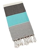 Turkish Towel Peshtemal Bathrobe for Hamam Spa Pool Massage Sauna Beach Yacht Gym Fitness Kitchen Yoga Baby Towel Picnic Blanket 100% Cotton Table Throw Sarong Kikoy Fouta
