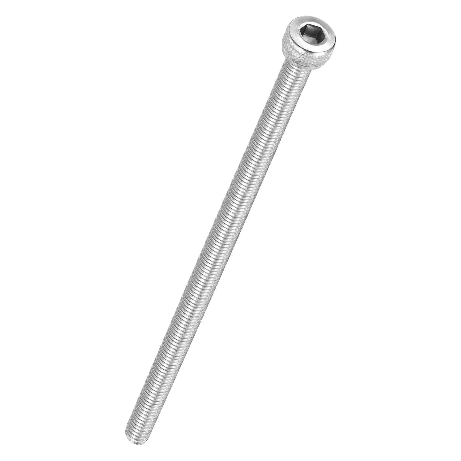 Kozelo 6pcs Socket Head Cap Screws - [M4-0.7 x 90mm] 304 Stainless Steel Allen Socket Drive for Electrical Motor 3D Printing Fan Engine Replacement Use, Silver — image 1
