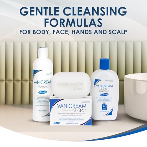 VANICREAM GENTLE BODY WASH -12 FL OZ – FORMULATED WITHOUT COMMON IRRITANTS FOR THOSE WITH SENSITIVE SKIN