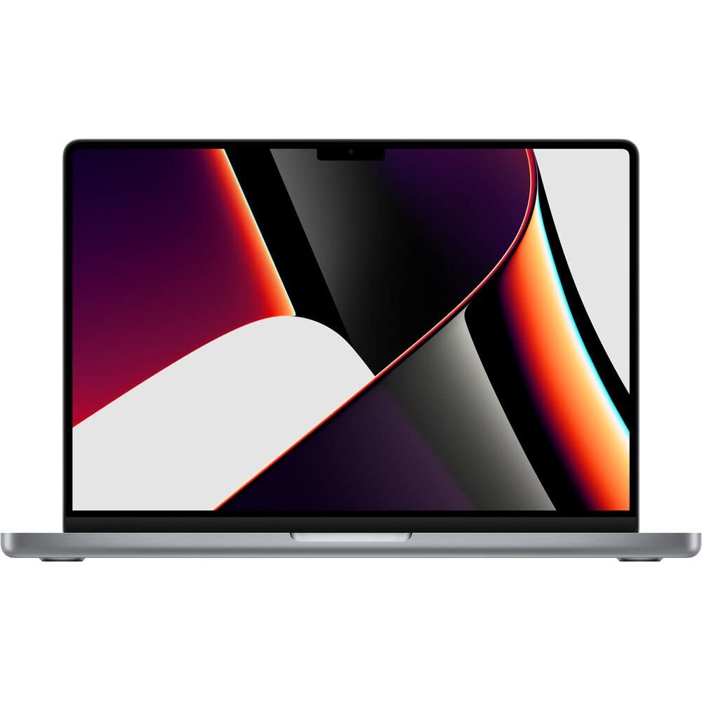 2021 Apple MacBook Pro with Apple M1 Pro Chip (14-inch, 16GB RAM, 512GB SSD Storage) (QWERTY ENGLISH) Space Gray (Renewed)