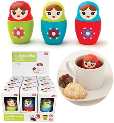 DCI Babushka Tea Infuser, Assorted ,Set of 2