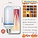 LED Flame Effect Light Bulb 5W 1300K Flame LED Bulbs with Upside Down Effect 3 Modes Flame Light Bulb E26 Based for Halloween Home/Hotel/Bar Party Decoration by LUXON