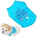 Voberry® New Fashion Pet Puppy Funny Cute Clothes Summer Cotton Quote Shirt Small Dog Cat Pet T Shirt (S)