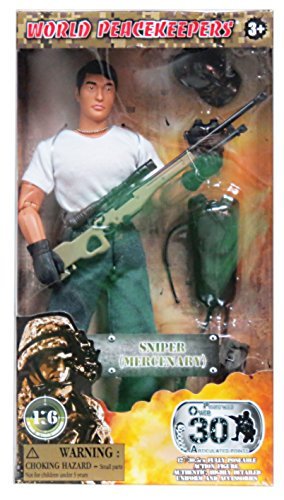 World Peacekeepers Power Team Elite Sniper Mercenary Doll