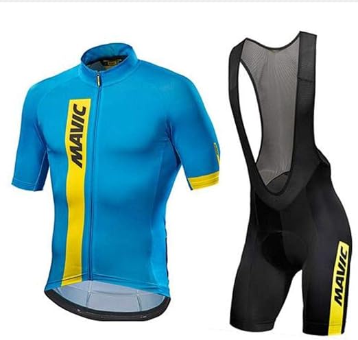 mens cycling jersey and bib shorts set