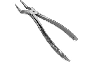 MEDSPO Professional Dental Extraction Forceps, Upper Lower Incisors, Premolars, Molars, Canines, Wisdom Teeth, Dental Tools, CE Certified (Fig. 51A)