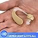 Digital Hearing Amplifier - BTE Behind the Ear Sound Amplifier and Personal Sound Enhancer with Noise Reducing Feature that is Smaller & Discreet - Ready to Wear in Any Left or Right Ear