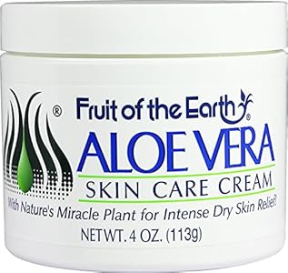 Fruit of the Earth Aloe Vera Skin Care Cream, 4 Ounce