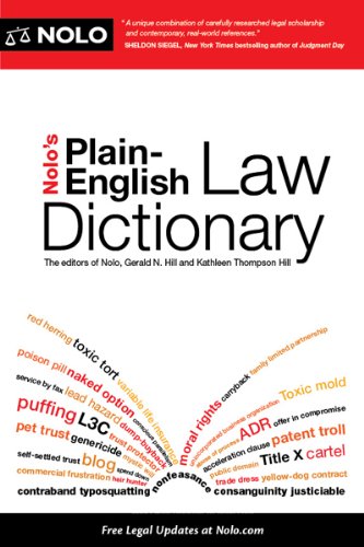 Download Nolo's Plain-English Law Dictionary Download Nolo's Plain-English Law Dictionary