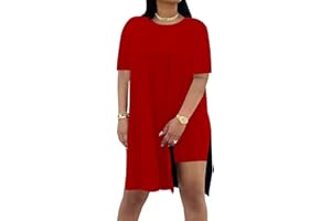 AXOSY Women Plus Size 2 Piece Outfits Short Sleeve Tunic Tops and Skinny Biker Shorts Sets Tracksuits