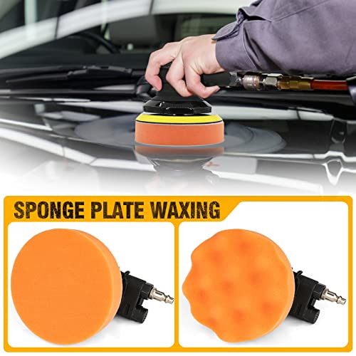 Autolcok 2022 Upgrade 6 Inches Air Random Orbital Sander, Pneumatic