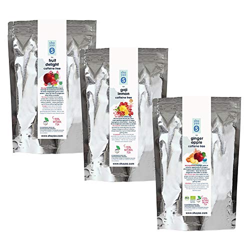 Shuyao Teekultur Fruits Tea Set naturreiner loser Früchtetee 3er Pack (2x100g + 1x50g)
