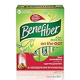 Benefiber Kiwi Strawberry Fiber Supplement Drink Mix 24 sticks (One box of 24 sticks)