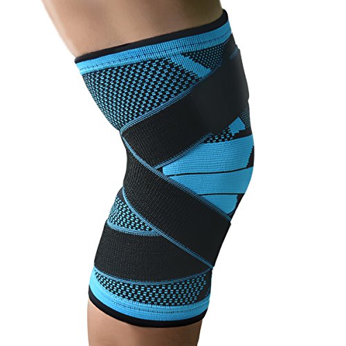 Knee brace,compression knee sleeve,non-slip adjustable …