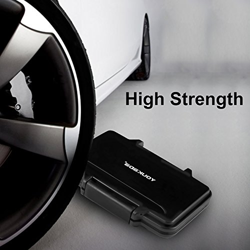 YOUKaDa Water-resistant Memory Card Case Holder Storage With Carabiner For 8 SD Cards & 8 Micro SD Cards (Black)