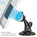 Magnetic Car Mount, F-color Dashboard Windshield Magnetic Car Phone Mount Holder with Sticky Suction Cup Compatible with Samsung Galaxy S8 S7, Google Nexus Pixel, GPS Devices,and More, Black