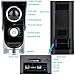 Smart Wireless Doorbell Video Viewer Camera Wi-Fi Enabled Night Vision Intercom Door Viewer for Home Security Monitoring Motion Detection