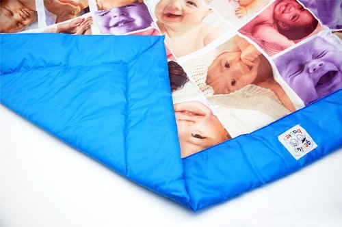 Baby Faces Photo JUMBO Activity Quilt Playmat - Tupelo Toys
