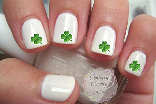 4 Leaf Clover Nail Art Decal 