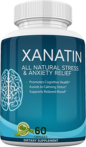 Xanatin All-Natural Stress and Anxiety Relief Supplement (60 Capsules) – Supports Cognitive Health, Assists Positive Focus and Mood – Promotes Better Sleep – Made in the USA Xanatin All-Natural Stress and Anxiety Relief Supplement (60 Capsules) – Supports Cognitive Health, Assists Positive Focus and Mood – Promotes Better Sleep – Made in the USA