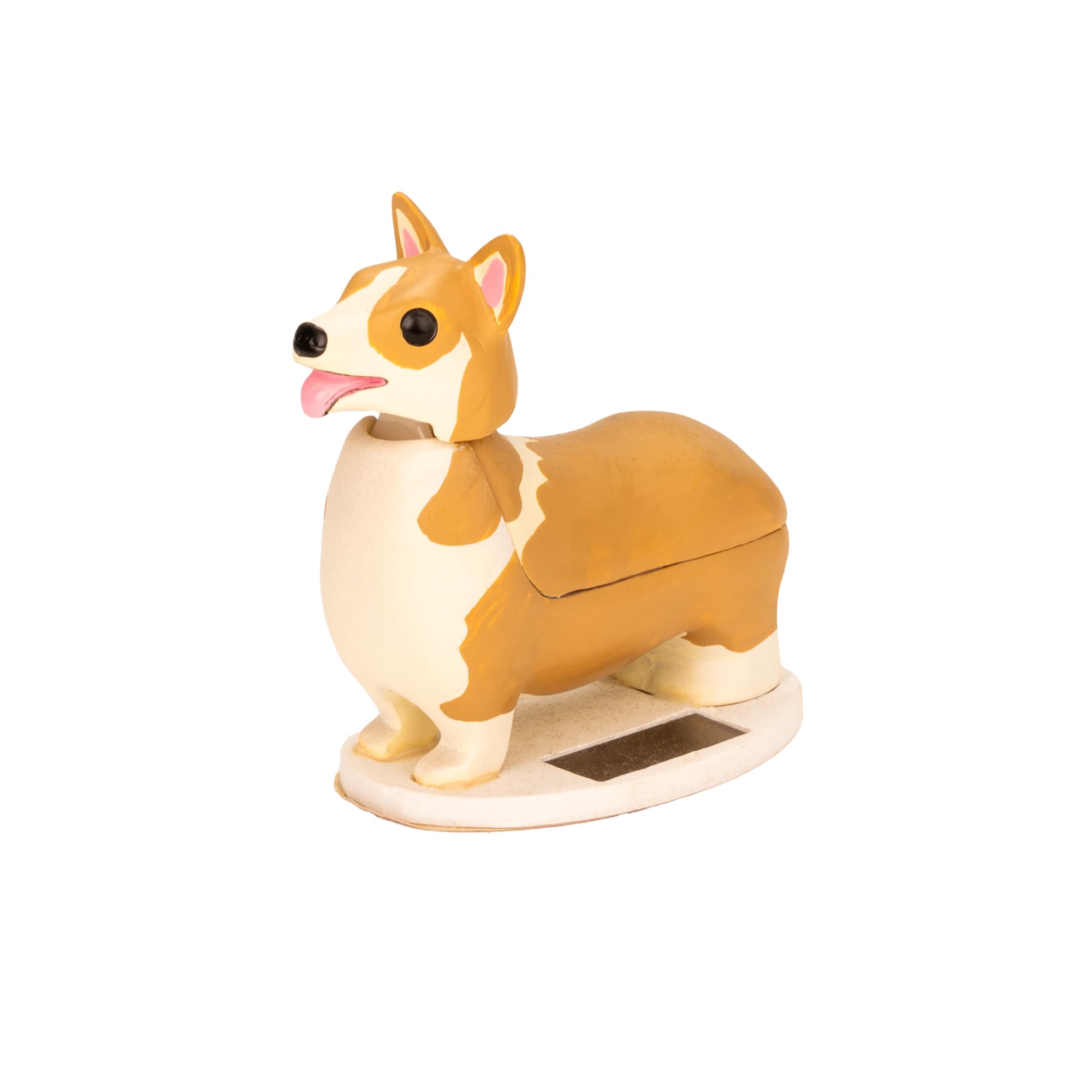 Kikkerland Elroy Solar Corgi Figure