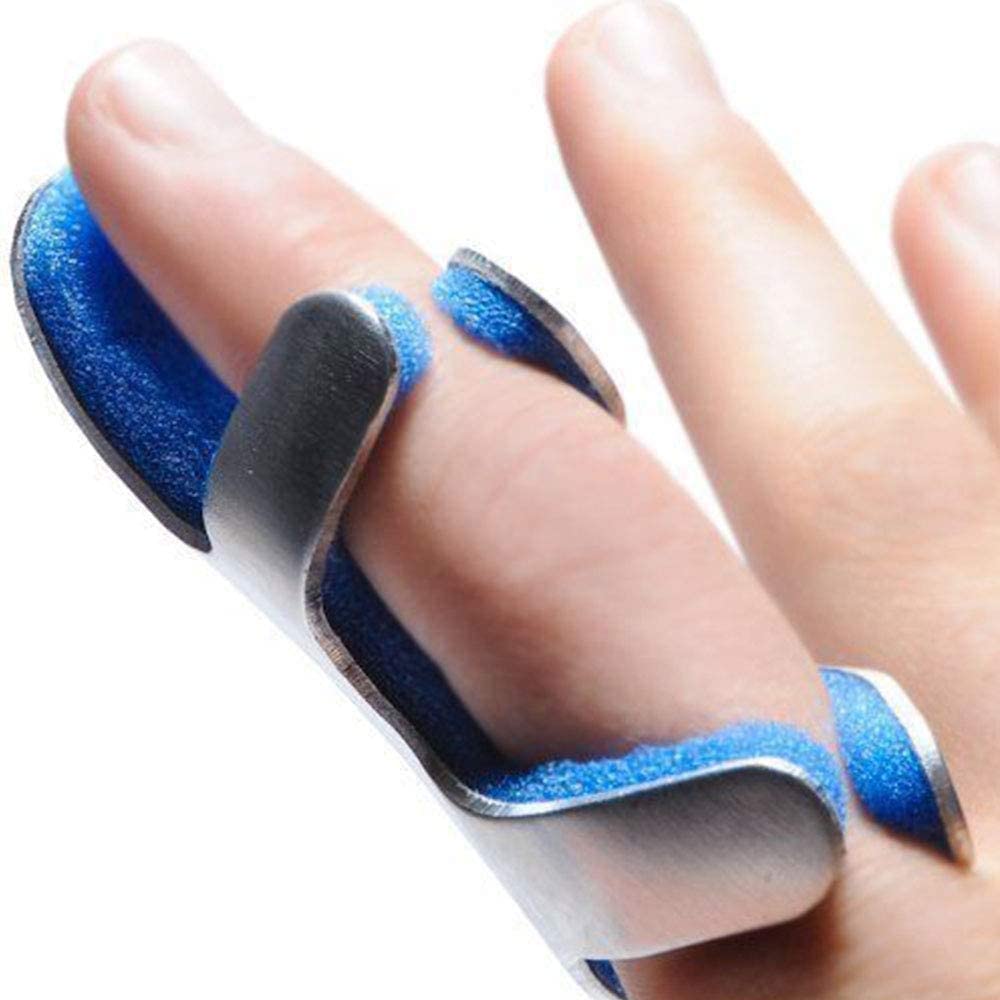 SOLACE CARE Mallet Finger Splint | Soft Foam Malleable Joint DIP Brace | Ligament Strain/Finger Deformity/Arthritis | Finger Immobilising Splint | Broken Finger Splint | Unisex (1PCS, Small)