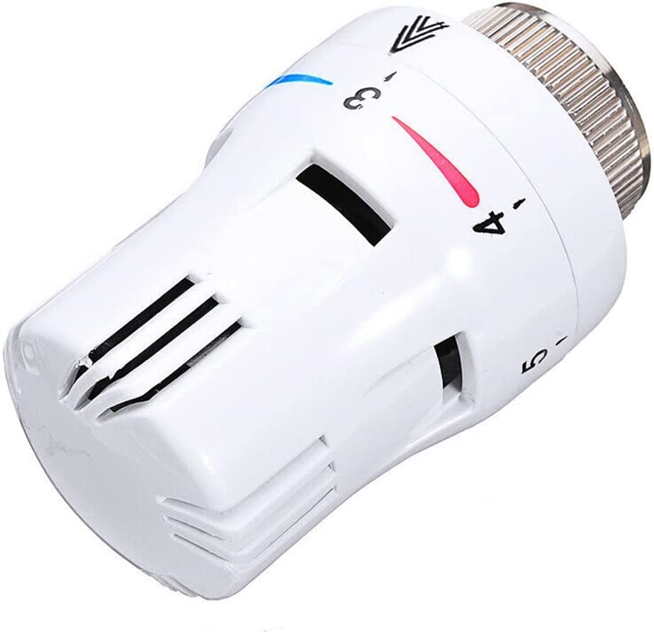 Thermostatic Radiator Valve,Temperature Control Valves Thermostatic Valve Head Replacement TRV M30 X 1.5 Radiator Thermostatic Head Radiator Heating System for Home Office(Head Only)