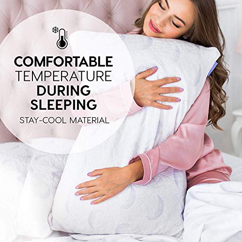 Pillowly Shredded Memory Foam Pillows For Neck Support Pain