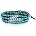 MOWOM Layered Bracelets for Women Men Genuine Leather Bracelet Rope Bangle Cuff Gemstone Beads Braided Bracelet 3 Wraps Adjustable Handmade Oriental Agate Meditation Jewelry Gift