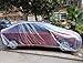TopGreen Plastic Car Cover with Elastic Band Clear Disposable Car Cover Waterproof Medium Size Universal Fit 21-Feet by 12.5-Feet