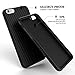 ROYBENS iPhone 6s Plus Case, Carbon Fiber Pattern TPU Case Cover Drop Protection Armor for iPhone 6 Plus (2014) & 6s Plus (2015), Grip Carbon Fiber Black