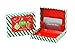 Christmas Ribbon And Foil Gift Card Holder Boxes (Set of 4)