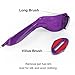 CANARY Mini Garment Steamer, 20'' Fast Heat-up Mini Portable Fabric Clothes Steamer with 60ml Capacity for Home and Travel,with Soft Lint Remover and Fabric Brush(Purple)