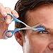 Eyebrow Scissors with Non Slip Finger Grips, Multi